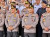 Dansat Brimob Dampingi Kapolda Sumsel Menerima Kunjungan Kerja Wakapolri di Bumi Sriwijaya