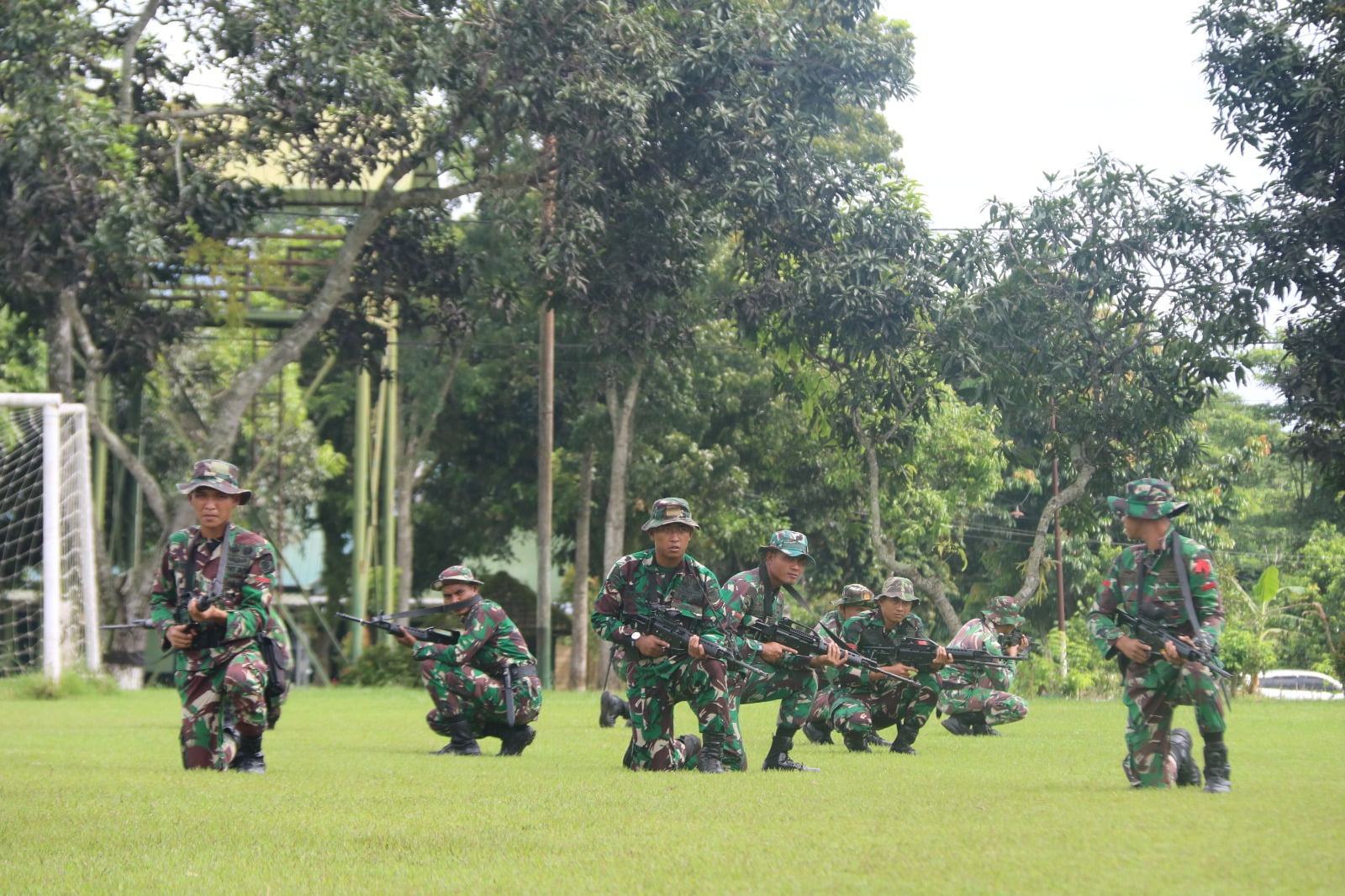 Guna menunjang tugas, Yonif Raider 509 BY Kostrad laksanakan Latihan Disiplin Tempur