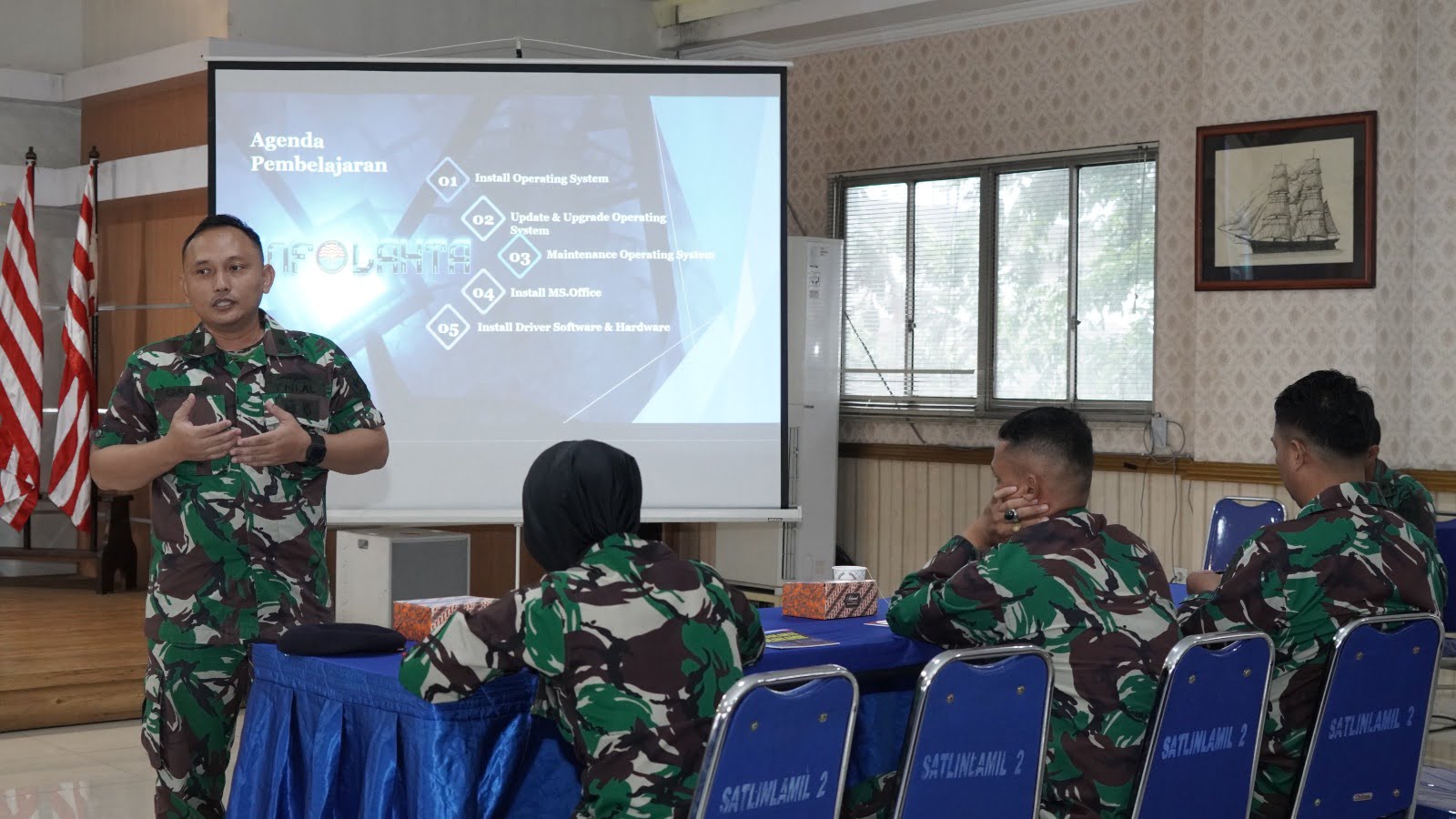 BEKALI KEMAMPUAN MAINTENANCE KOMPUTER, DISINFOLAHTA KOLINLAMIL GELAR LATIHAN FUNGSIONAL