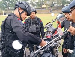 Apel Gelar Pasukan dan Peralatan di Hadiri oleh Seluruh Personel Korps Brimob Polda Sumsel