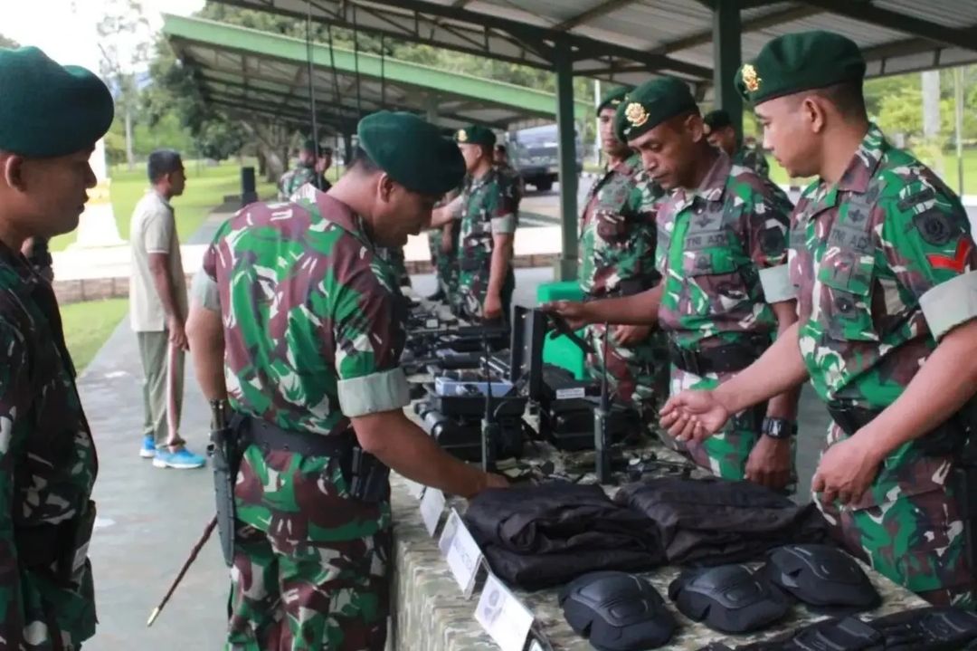 Yonif PR 502 Kostrad Gelar Apel Pasukan Pemukul Reaksi Cepat (PPRC) TNI