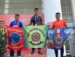 Prajurit Yonarhanud 16 Kostrad Raih Podium di Event Palopo Run 2023