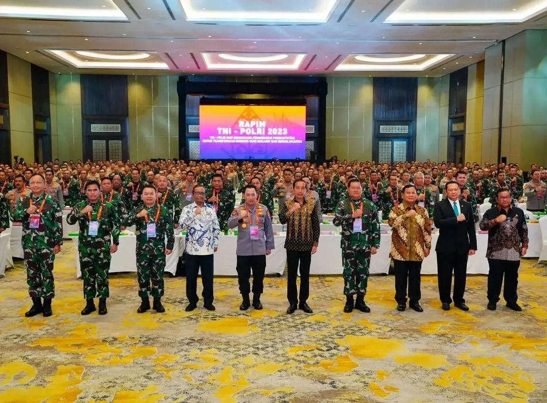 Panglima Kostrad Letjen TNI Maruli Simanjuntak, M.Sc. Hadiri Rapat Pimpinan TNI-Polri