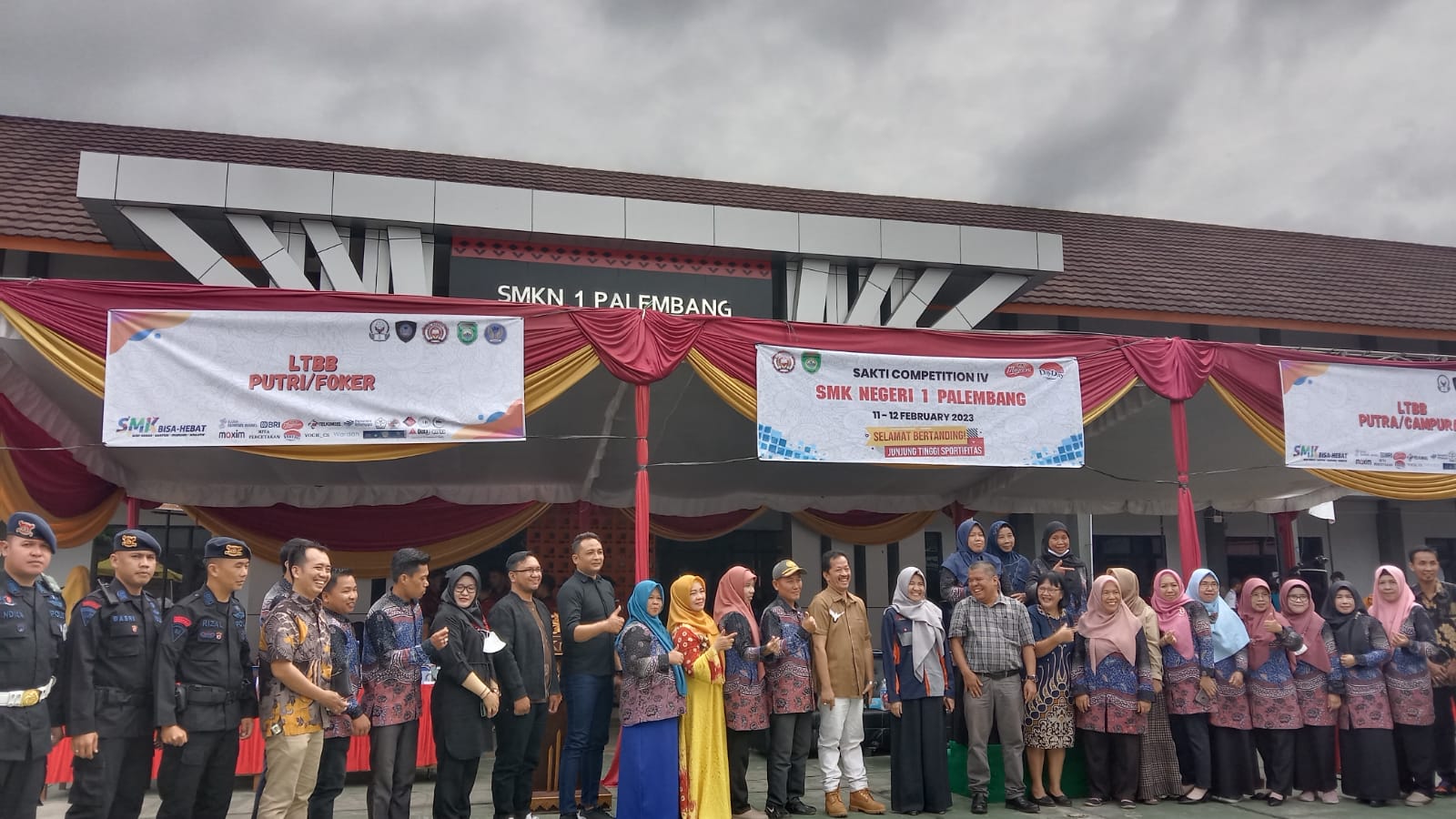 Anggota Brimob Sumsel Menjadi Juri Lomba LTBB dan pengibaran bendera se- Sumatera Selatan