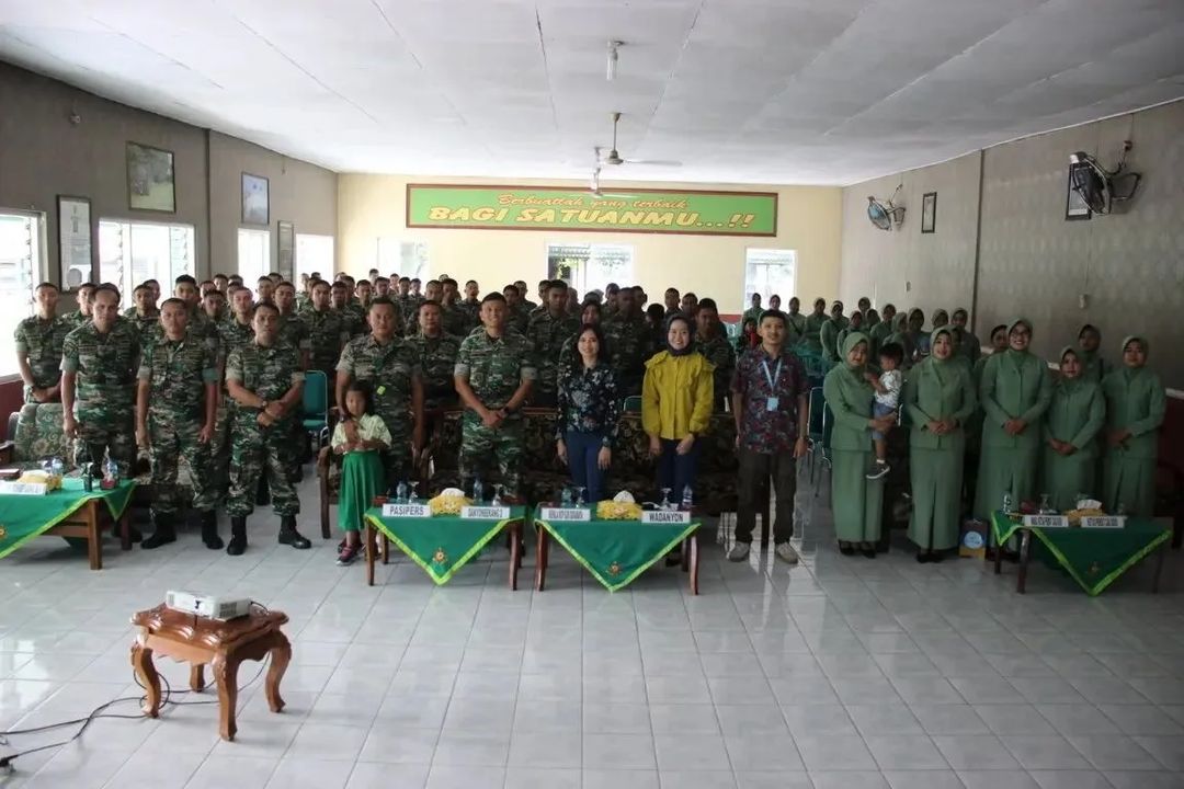 Sosialisasi Bank BJB Kepada Prajurit dan Persit Yonbekang 2 Kostrad