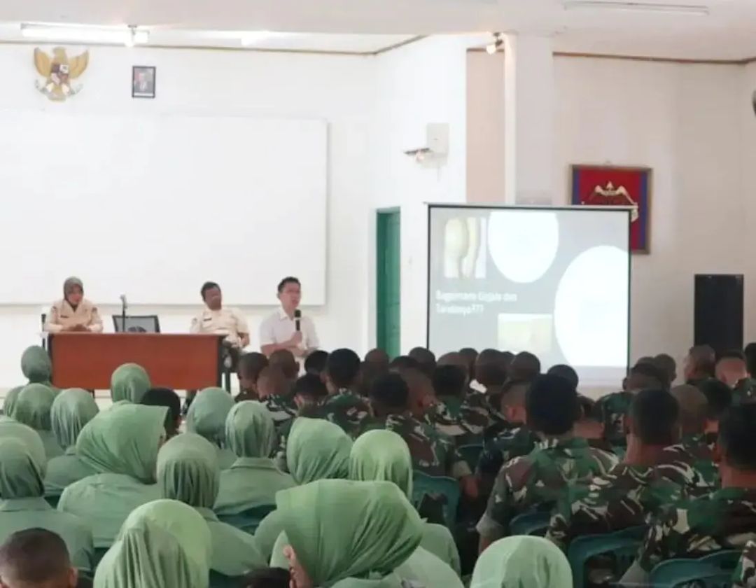 Keluarga Besar Yonarhanud 1 Kostrad,Terima Penyuluhan Kesehatan