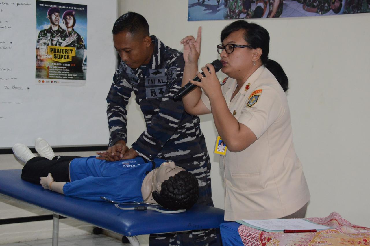 Pahami Langkah Kegawatdarutan, Diskes Kolinlamil Gelar Latihan Fungsional Kesehatan