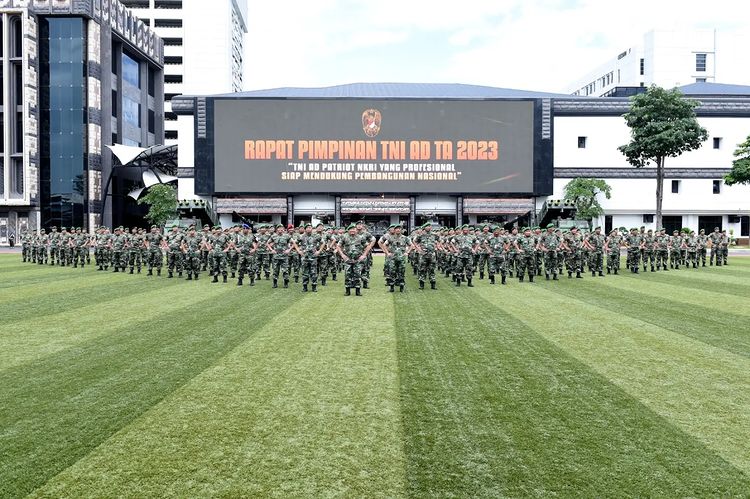 Pangkostrad Letjen TNI Maruli Simanjuntak, M.Sc. Hadiri Rapim TNI AD Tahun 2023