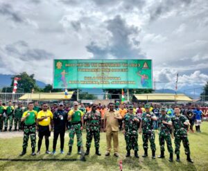 Wow, Total Hadiah Sampai Puluhan Juta! Dalam Rangka HUT Ke-62 Kostrad, Satgas YR 321/GT Selenggarakan Turnamen Sepak Bola Mini Pertama di Kabupaten Jayawijaya Papua.