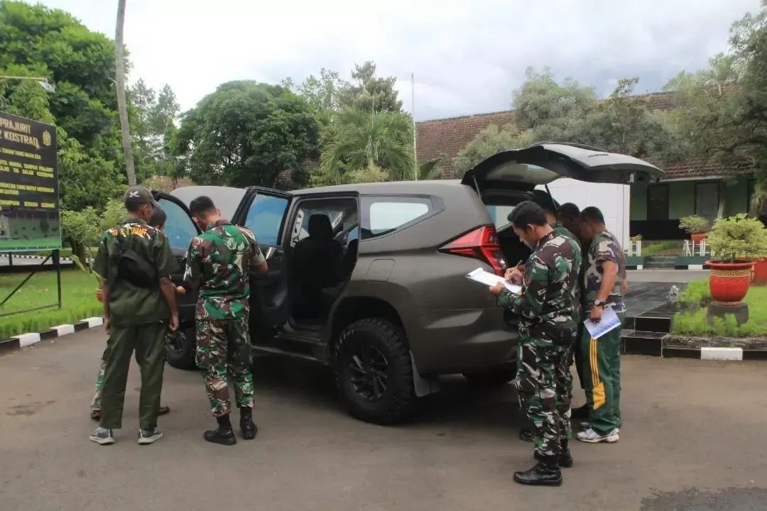 Cegah Laka Lalin Dan Siap Dukung Tugas, Denpal Divif 2 Kostrad Cek Kelaikan Randis