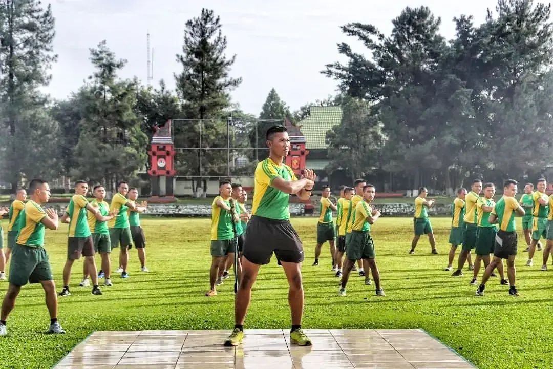 Kembalinya senam SKJ 88, Yonarmed 9 Kostrad Jaga Kebugaran