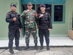 Tingkatkan Sinergritas TNI-Polri, Brimob silaturahmi ke Markas TNI