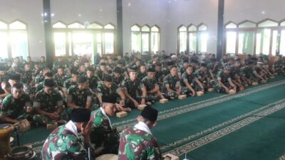 Yonif Mekanis Raider 413 Kostrad Gelar Peringatan Isra Mi’raj