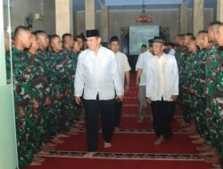 Pangdivif 2 Kostrad Mayor Jenderal TNI Syafrial, PSC., M.Tr.(Han) Bersama Prajurit Peringati Isra Miraj Nabi Muhamad SAW Secara Virtual