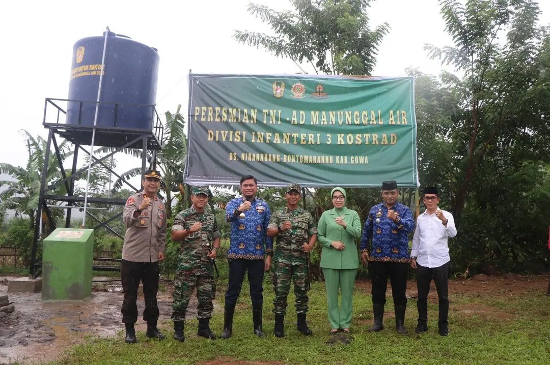 Pangdivif 3 Kostrad Mayjen TNI Novi Helmy Prasetya, S.I.P., M.I.P., Resmikan TNI AD Manunggal Air dan Gelar Bakti Sosial