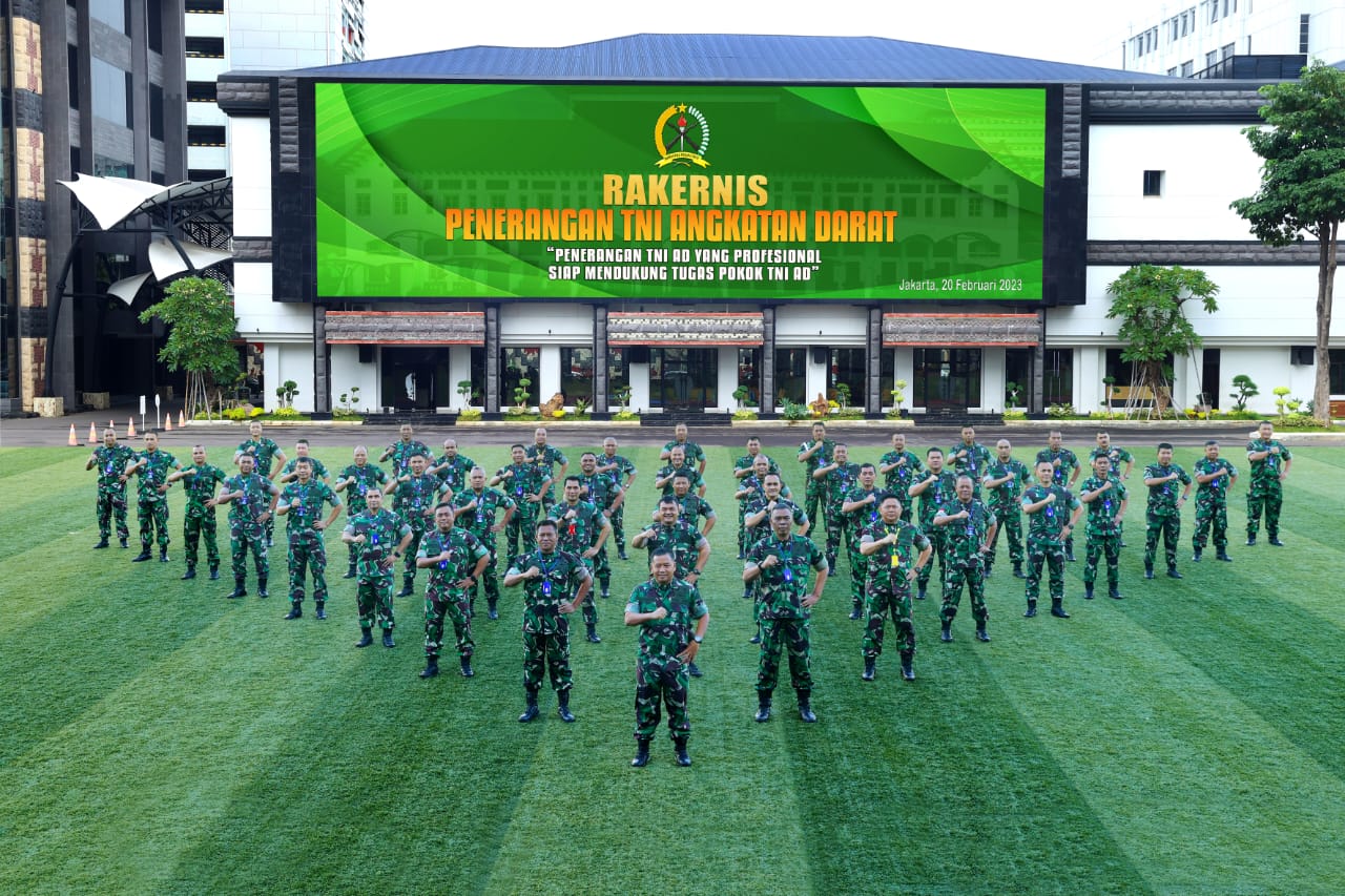 Rakernis Penerangan TNI AD 2023 Bahas Penataan dan Penguatan SDM