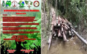 Konsorsium Mahasiswa Merdeka Menanggapi Ilegal Loging di Desa Larowiu Kec. Meluhu Kab. Konawe.