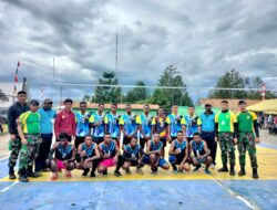 Selalu Ada Hal Yang Baru! Dalam Rangka HUT Ke-62 Kostrad, Satgas YR 321/GT Selenggarakan Turnamen Sepak Bola Mini Pertama di Kabupaten Jayawijaya Papua