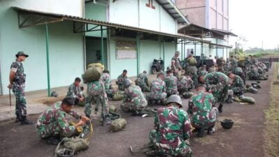 Aman Pers dan Materiil Penerjunan, Perbekud Yon Bekang 2 Kostrad Cek Kesiapan Latihan Penerjunan