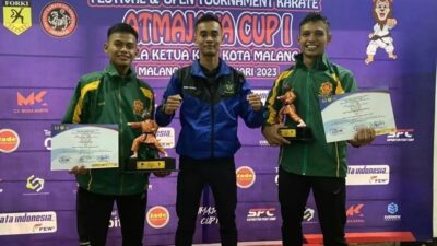 Prestasi Diraih, Yonif MR 412 Kostrad Rebut Medali Karate Atmajaya Cup I