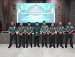 Pangdivif 2 Kostrad Mayor Jenderal TNI Syafrial, PSC., M.Tr.(Han) Hadiri Peringatan Isra’ Mi’raj