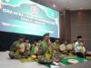 Peringatan Isra Miraj Nabi Nuhamad SAW 1444 H, Tim Hadrah Yonif PR 330 Kostrad Lantunkan Shalawat di Markas Kostrad