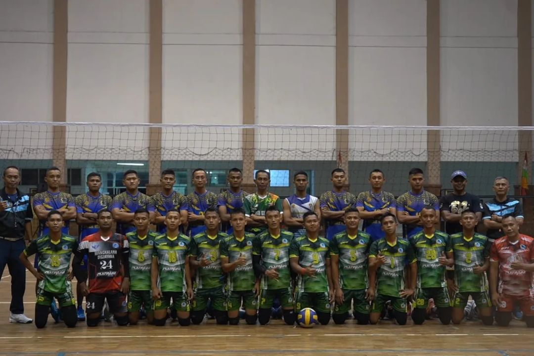 Raih Juara 1 Volly Cakra Jawara,Yonif R 323 Kostrad