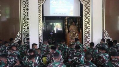 Warga Divif 3 Kostrad Peringati Isra’ Mi’raj Nabi Muhammad SAW 1444 H/2023