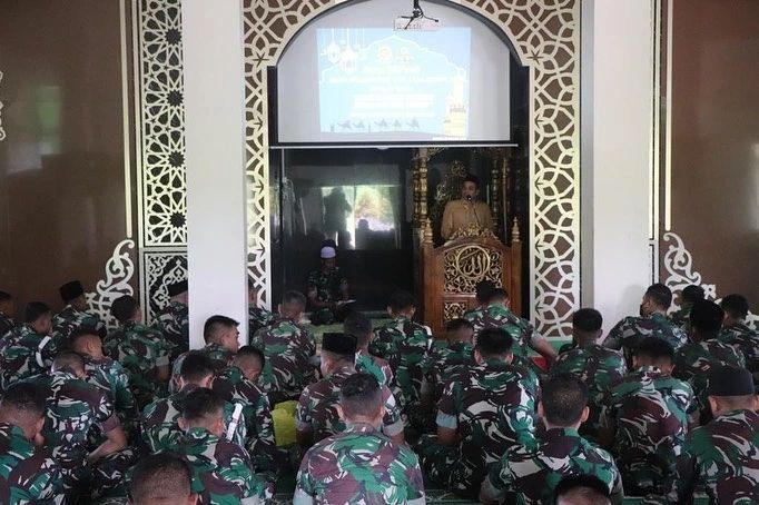 Warga Divif 3 Kostrad Peringati Isra' Mi'raj Nabi Muhammad SAW 1444 H/2023