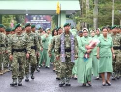 Dilepas Dengan Tradisi Trisula, Kolonel Inf Bagus Budi Adrianto, S.E. Purna Tugas Sebagai Danbrigif PR 18 Kostrad