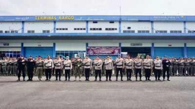Kapolda Pimpin Apel Keberangkatan Personel Brimob Sumsel Dalam Tugas Operasi Amole I 2023 BKO Polda Papua