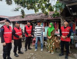 PATROLI SAMBANG WARGA, BRIMOB SUMSEL SAMPAIKAN PESAN-PESAN KAMTIBMAS