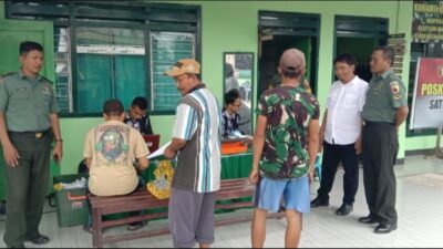 Koramil 0822/16 Cermee Gelar Donor Darah, Bersama PMI Bondowoso