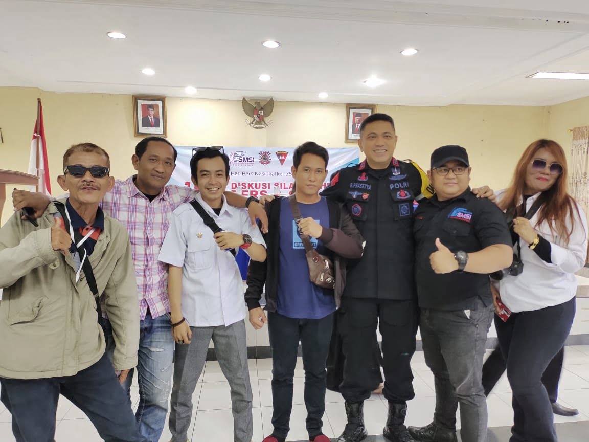 HPN 2023, SMSI Kabupaten Bekasi Gelar Diskusi Pers dengan Ormas di Mako Brimob Cikarang