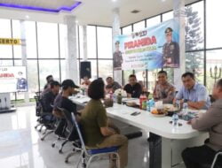 Hadapi Tahun Politik, Polres Mojokerto Perkuat Sinergi Dengan Awak Media 