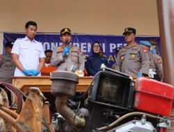 Polres Ngawi Ungkap Pencurian Mesin Bajak Sawah di 21 TKP, Tiga Tersangka Berhasil Diamankan