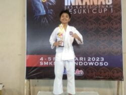 Bintang Raih Juara Satu Karate Inkanas Cup 1