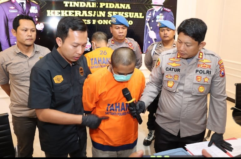 Polres Ponorogo Berhasil Ungkap Kasus Pencabulan Anak Dibawah Umur