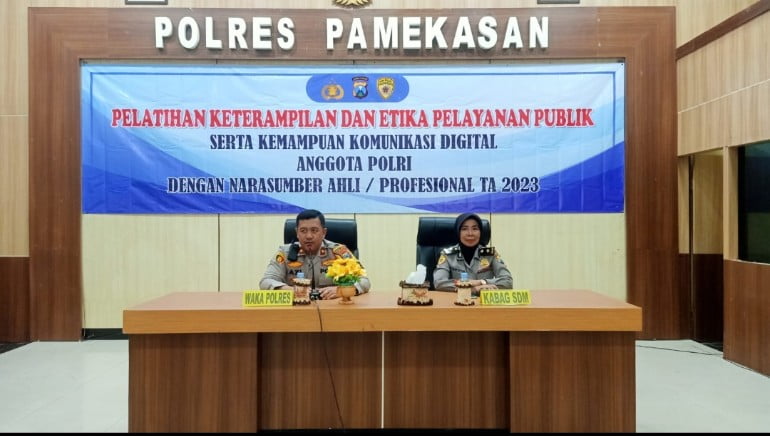 Program Quick Wins Presisi Polres Pamekasan Gelar Pelatihan Keterampilan dan Etika Pelayanan Publik 