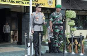 Penguatan Sinergi Polisional, Polresta Malang Kota Satukan Frekwensi Jaga Kamtibmas Bersama Kodim 0833