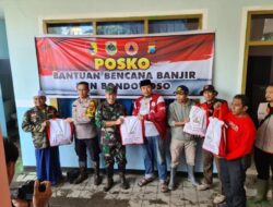 Dandim 0822 Dan Kapolres Bondowoso Tinjau Dapur Umum Banjir Bandang Ijen