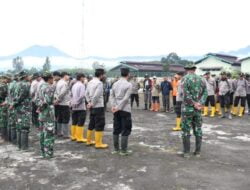 Banjir Bandang Ijen, Dandim 0822 Bondowoso Pimpin Apel Pasukan Gabungan 