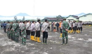 Banjir Bandang Ijen, Dandim 0822 Bondowoso Pimpin Apel Pasukan Gabungan 