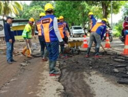 Ketua DPAC PKB Kota Turun ke Lokasi Banjir Pancoran