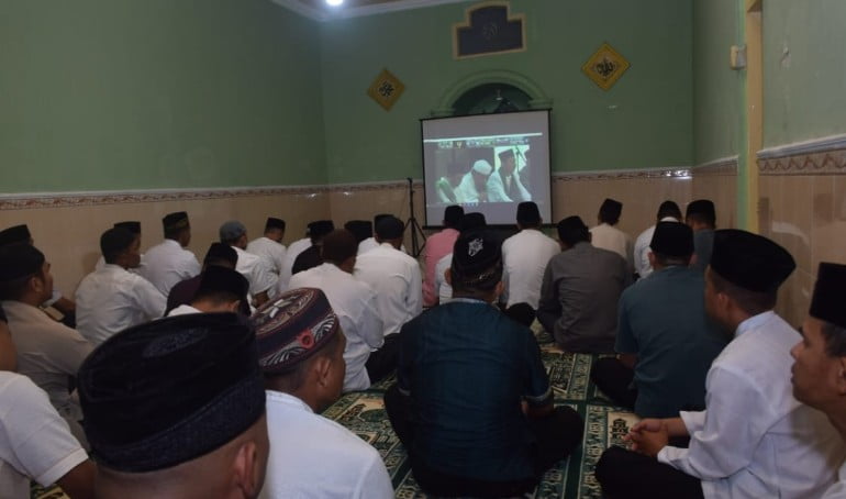 Kodim 0822 Gelar Vidcon Dzikir dan Doa Peringatan Isra' Mi'raj 1444 H/ 2023 M