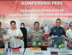 Polda Jatim Ungkap Penyalagunaan BBM Bersubsidi 45,5 Ton, 27 Tersangka Diamankan