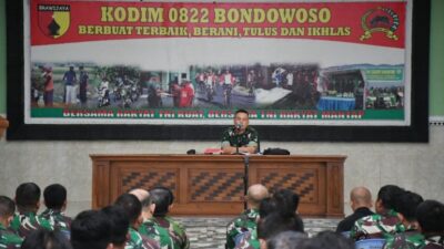 Dandim 0822 Bondowoso, “Jam Komandan Merupakan Salah Satu Pemberian Informasi”