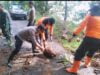 Gerak Cepat, TNI Polri Di Ponorogo Bersihkan Tanah Longsor