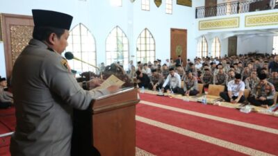 Meneladani Sejarah Nabi Muhammad SAW, Polda Jatim Peringati Isra Mi’raj