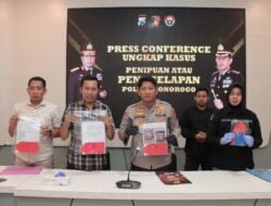 Polres Ponorogo Berhasil Amankan Pelaku Tipu Gelap Bermodus Jual Beli Kendaraan 